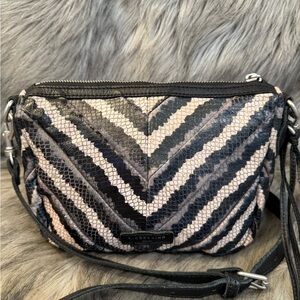 Liebeskind Black and Gray Crossbody Bag
